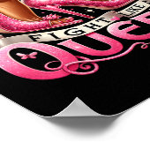 Koningin Vrouw Vecht Als Een Koningin Borstkanker  Poster (Hoek)