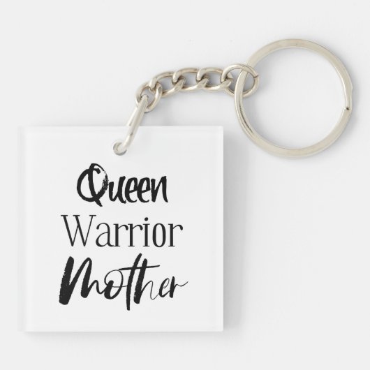 Koningin, Warrior, moeder Sleutelhanger (Achterkant)