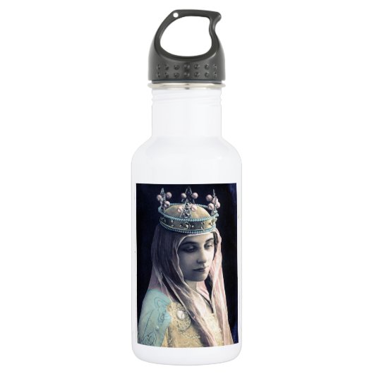 koningin waterfles (Voorkant)