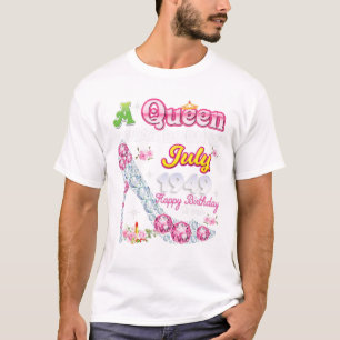 Koningin werd in juli 1949 geboren t-shirt
