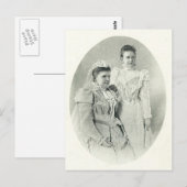 Koningin Wilhelmina & Emma der Nederlanden #002NL Briefkaart (Voorkant / Achterkant)
