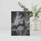 Koningin Wilhelmina en Juliana van Nederland Briefkaart (Staand voorkant)