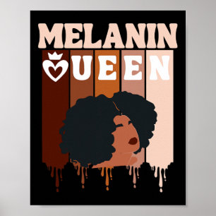 Koningin Zwarte Geschiedenis Amerikaanse Geschiede Poster