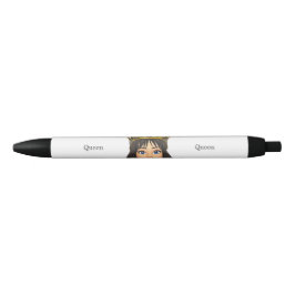koningin zwarte inkt pen