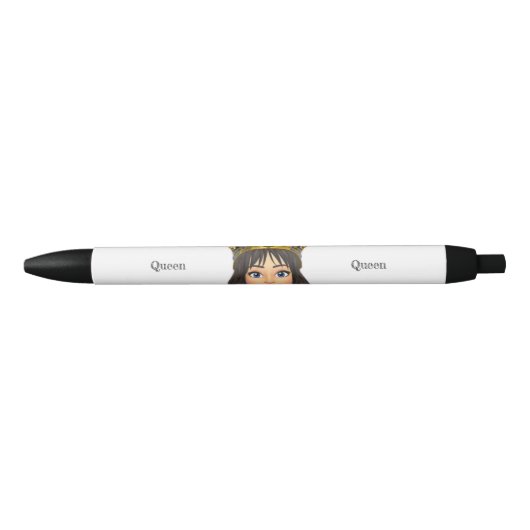 koningin zwarte inkt pen (Voorkant)