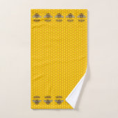 Koninginbijen met kronen bad handdoek (Handdoek)