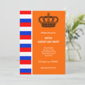 Koninginnedag Kaart (Staand voorkant)