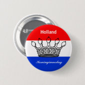 Koninginnedag Ronde Button 5,7 Cm (Voorkant /achterkant)