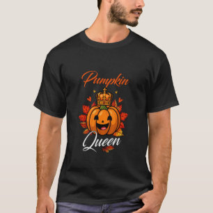 Koninginnedag Thanksgiving Pompoen Gezicht Zonnebr T-shirt