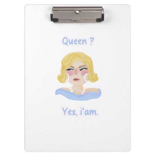 Koninginnehoes Klembord (Voorkant)