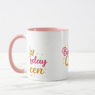 Koninginnekroonontwerp voor verjaardag – Mooie Roz Mok
