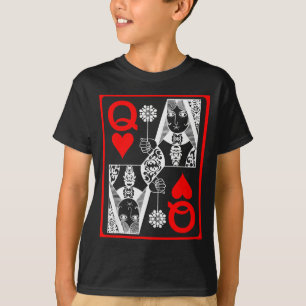 Koninginnen harten Valentijnsdag Koppels Geschenk T-shirt