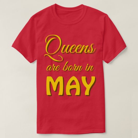 koninginnen in mei t-shirt (Design voorkant)