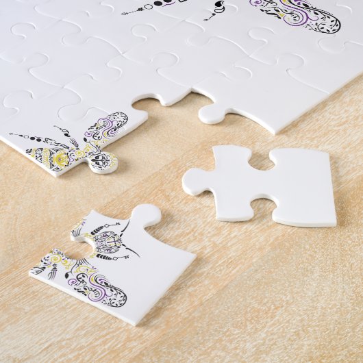 koninginnen legpuzzel (Zijkant)