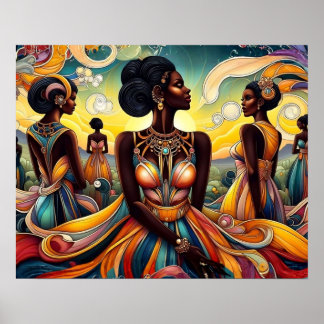 Koninginnen Onder Ons Muurprint Poster