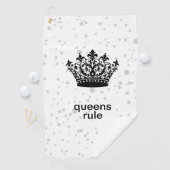 Koninginnen regeren golfhanddoek (Insitu)