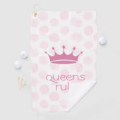 Koninginnen regeren golfhanddoek (Insitu)