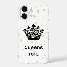 Koninginnen Regeren Kroon  iPhone 16 Hoesje
