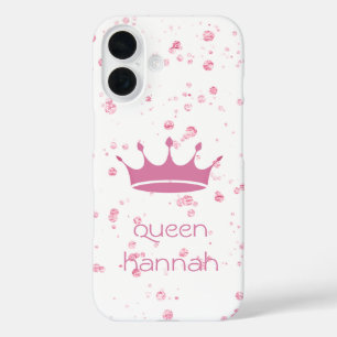 Koninginnen Regeren Kroon iPhone 16 Hoesje