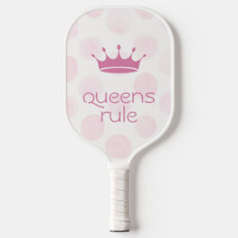 Koninginnen Regeren Roze Kroon Pickleball Paddle