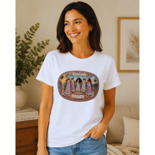 Koninginnen van de Oceaan Zielvolle Oceaangeïnspir T-shirt