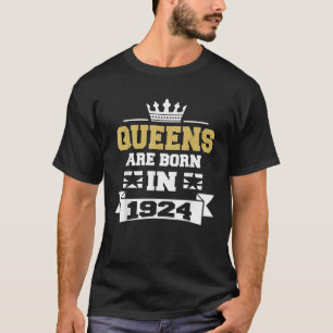 Koninginnen worden geboren in 1924 98e verjaardags t-shirt