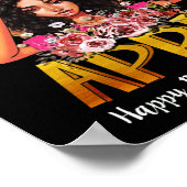 koninginnen worden geboren in april, meisje april  poster (Hoek)