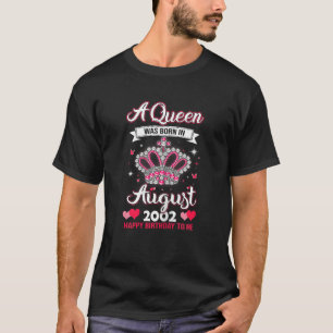 koninginnen worden geboren in augustus 2002 koning t-shirt