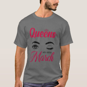 Koninginnen worden geboren in de geboortemaand van t-shirt