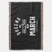 koninginnen worden geboren in maart 2010 Gift Wome Deken (Voorkant Verticaal)