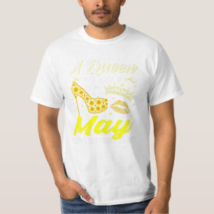 koninginnen worden geboren in mei meisje t-shirt
