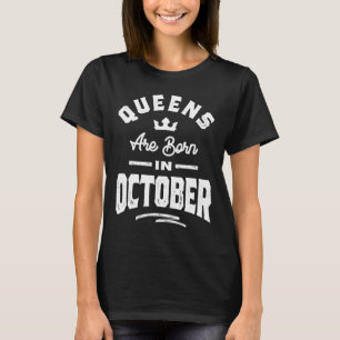 koninginnen worden geboren in oktober 2008 t-shirt