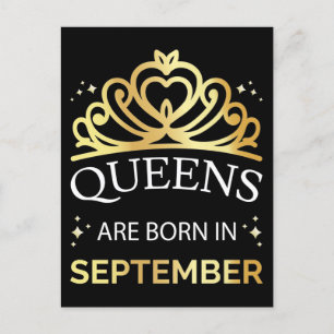 Koninginnen Worden Geboren In September I Briefkaart