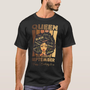 koninginnen worden geboren in september, sterke Af T-shirt
