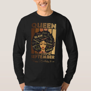 koninginnen worden geboren in september, sterke Af T-shirt
