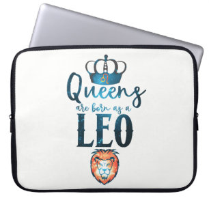 Koninginnen worden geboren onder het sterrenbeeld  laptop sleeve