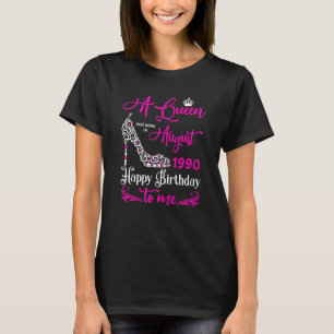 koninginnen worden in augustus 1990 32e verjaardag t-shirt