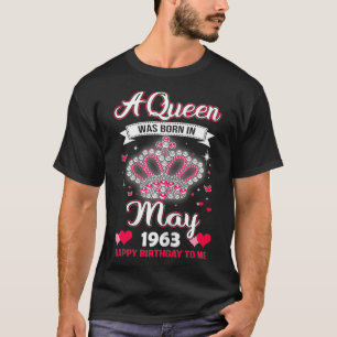 Koninginnen worden in mei 1963 geboren Queens 58e T-shirt