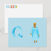 Koninginnenkaart Briefkaart (Voorkant / Achterkant)
