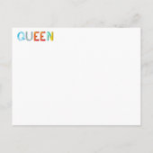 Koninginnenkaart Briefkaart (Achterkant)