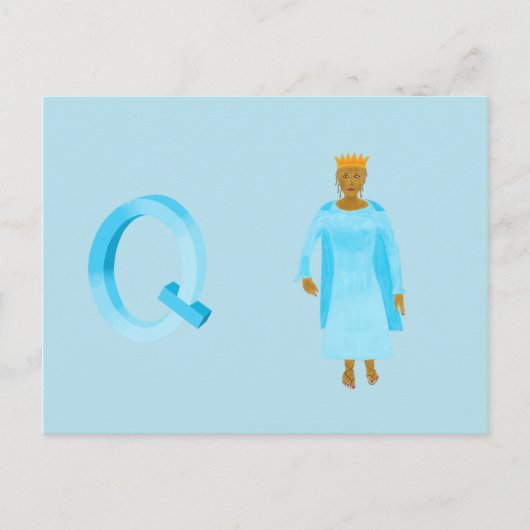 Koninginnenkaart Briefkaart (Voorkant)