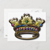 Koninginnenkop Briefkaart (Voorkant / Achterkant)