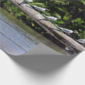 Koninginnenlampen, estuarium van de Tortuguero-riv Cadeaupapier (Hoek)