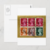 koninginnenstempel briefkaart (Voorkant / Achterkant)