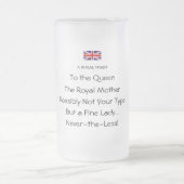 Koninginnentoast Funny Frosted Beer Mok (Center)