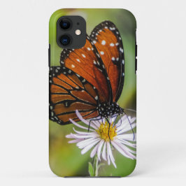 Koninginnenvlieg op bloem Case-Mate iPhone case