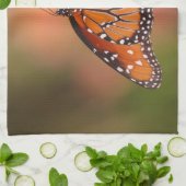 Koninginnenvlinder op een tak theedoek (Gevouwen)