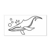 koninginneschalie rubberstempel (Afrduk)