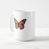 Koninginnevlinder koffiemok (Voorkant links)
