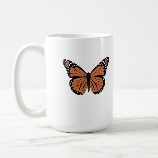 Koninginnevlinder koffiemok (Links)
